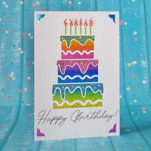 Cake Holographic Rainbow