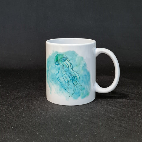 Jelly Fish Mug Turquoise