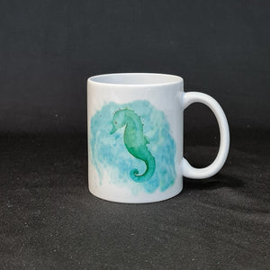 Sea Horse mug Turquoise