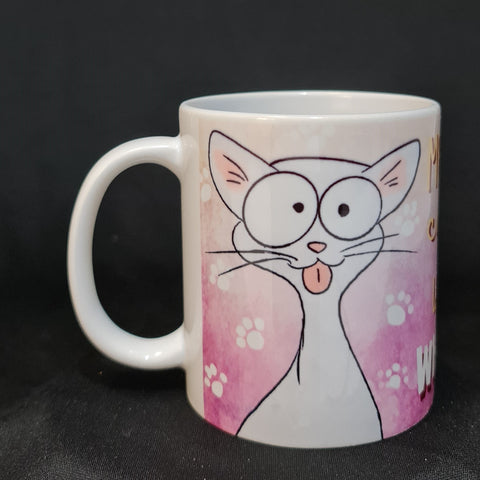 White Cat Mug