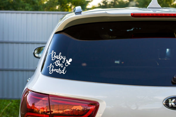 Baby On Board Car Decal